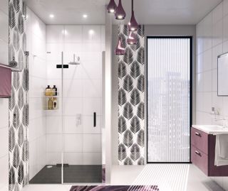 Душевая дверь Wasserkraft Aller Black 10H05LBLACK MATT 120x200 левая